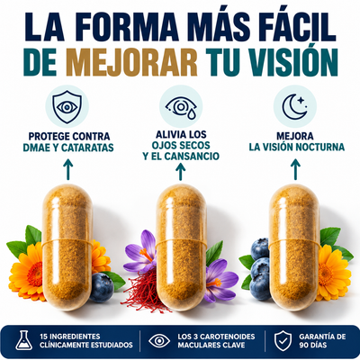 Vitalia® Visión 15 en 1 – Fórmula Avanzada para el Cuidado Ocular.