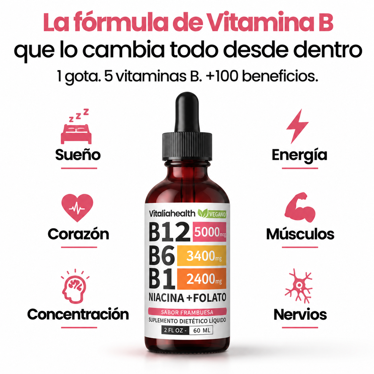Vitalia Gotas Naturales De Vitamina B